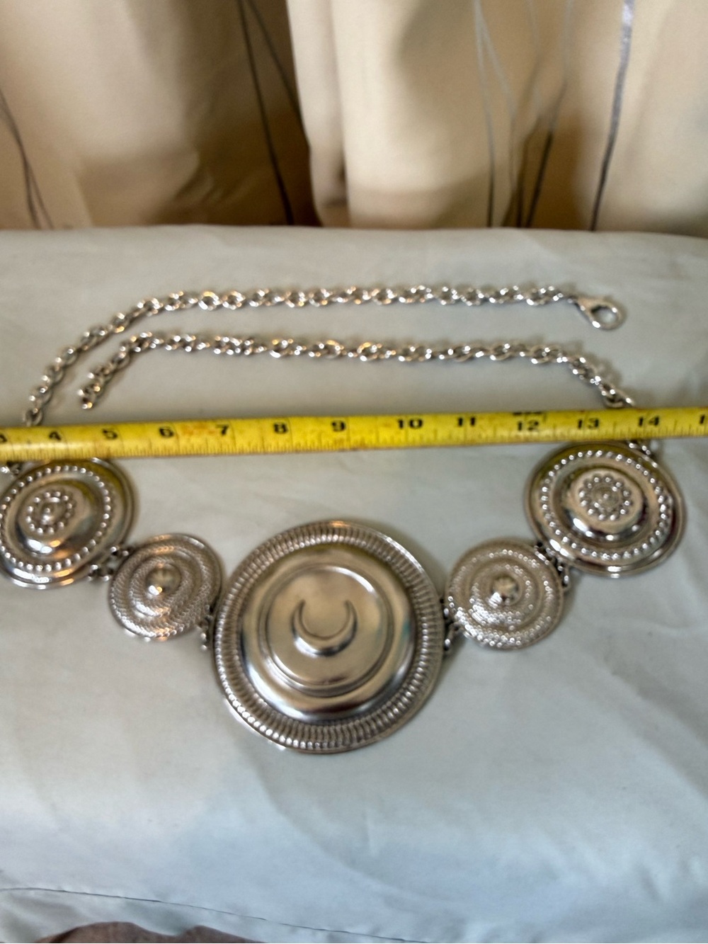 Free People Silver Medallion Chain Belt - Picture 4 of 6